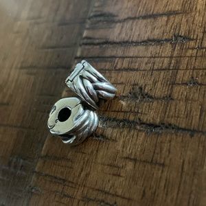 Pandora Braided Clips (set of 2)